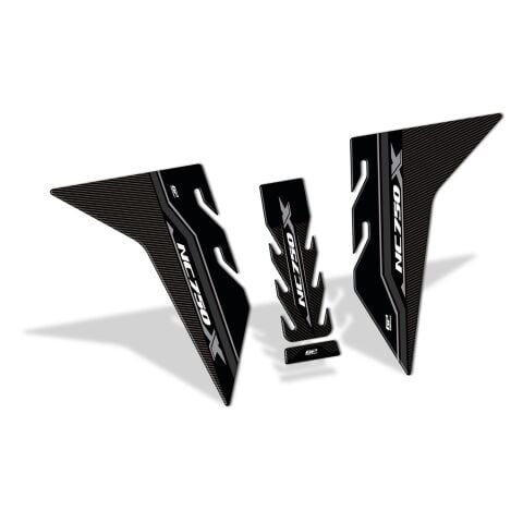 GP Kompozit Honda NC 750 X 2021-2024 Uyumlu Tank Pad Seti Nardo Gri