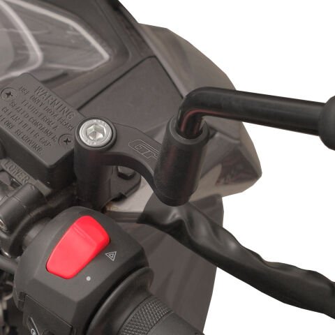 GP Kompozit Mondial Strada 125 2023-2025 Uyumlu Ayna Genişletme Siyah