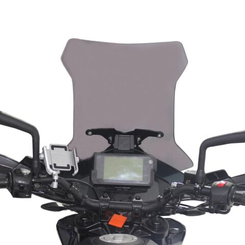 GP Kompozit KTM 250 / 390 Adventure 2020-2024 Uyumlu Ön Cam Şeffaf