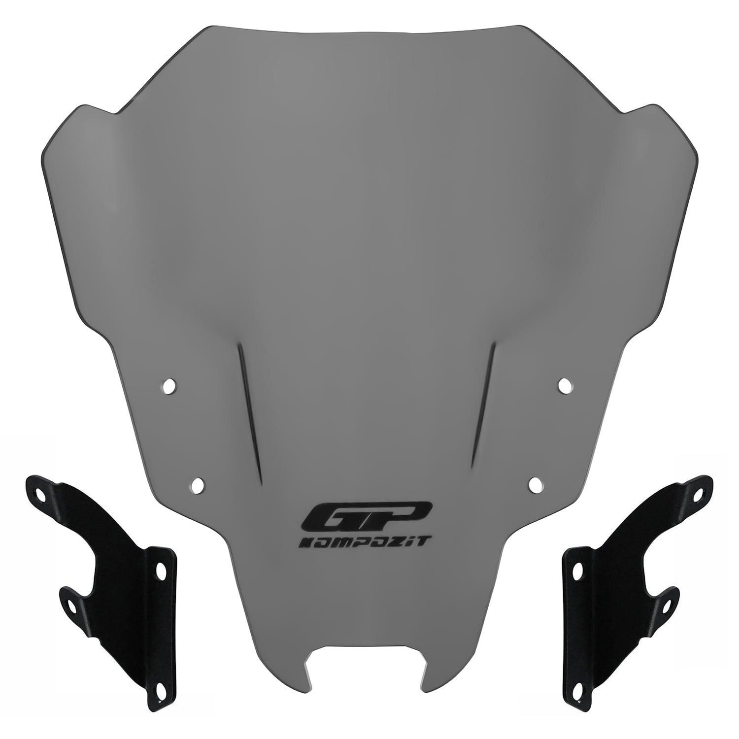GP Kompozit Yamaha MT-07 2021-2023 Uyumlu Ön Cam Gri