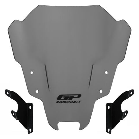 GP Kompozit Yamaha MT-07 2021-2023 Uyumlu Ön Cam Gri