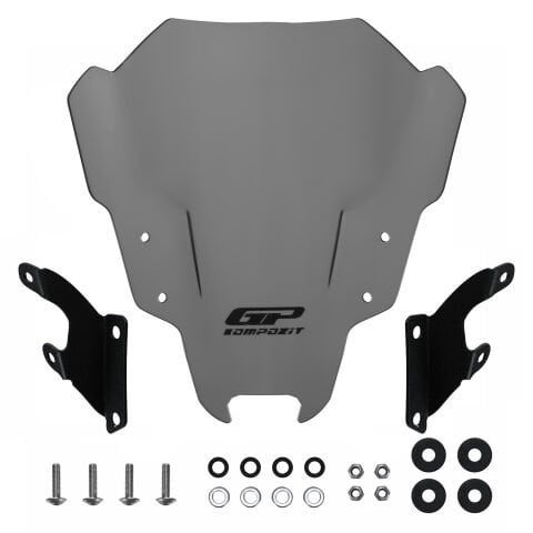 GP Kompozit Yamaha MT-07 2021-2023 Uyumlu Ön Cam Gri