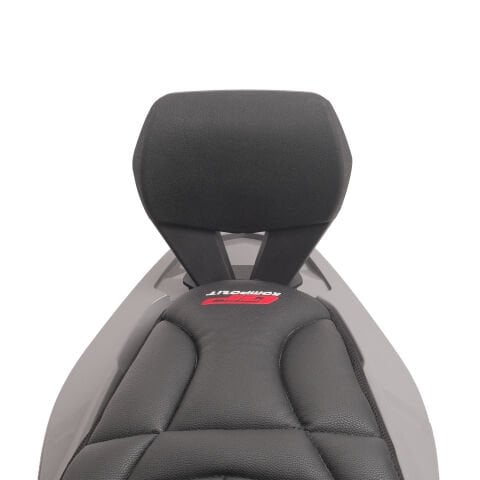 GP Kompozit Mondial Strada 125 2023-2025 Uyumlu Spor Sissy Bar Siyah