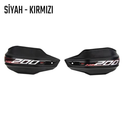 GP Kompozit Bajaj Pulsar NS 200 2014-2026 Uyumlu Plastik Elcik Koruma Siyah