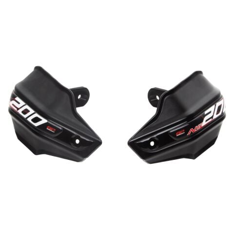 GP Kompozit Bajaj Pulsar NS 200 2014-2026 Uyumlu Plastik Elcik Koruma Siyah