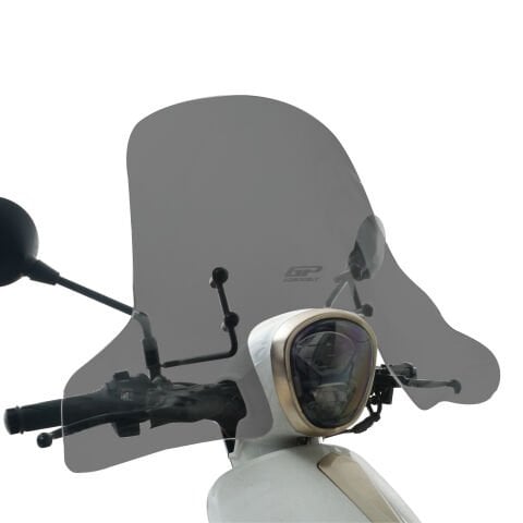 GP Kompozit RKS Neon125 2023-2025 Uyumlu Elcikli Ön Cam Füme