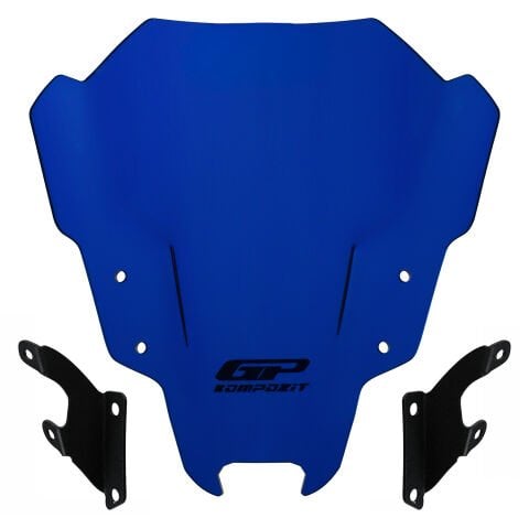GP Kompozit Yamaha MT-07 2021-2023 Uyumlu Ön Cam Mavi