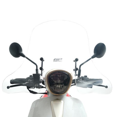 GP Kompozit RKS Neon125 2023-2025 Uyumlu Elcikli Ön Cam Şeffaf