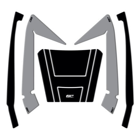 GP Kompozit Honda Forza 250 2018-2026 Uyumlu Çanta Pad Seti Nardo Gri