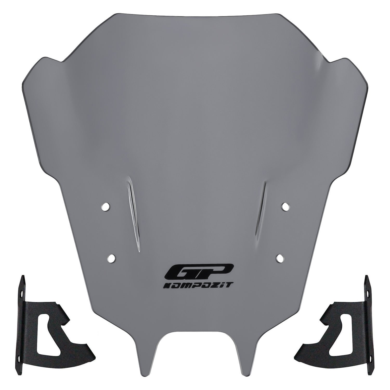 GP Kompozit Yamaha MT-09 2021-2023 Uyumlu Ön Cam Gri