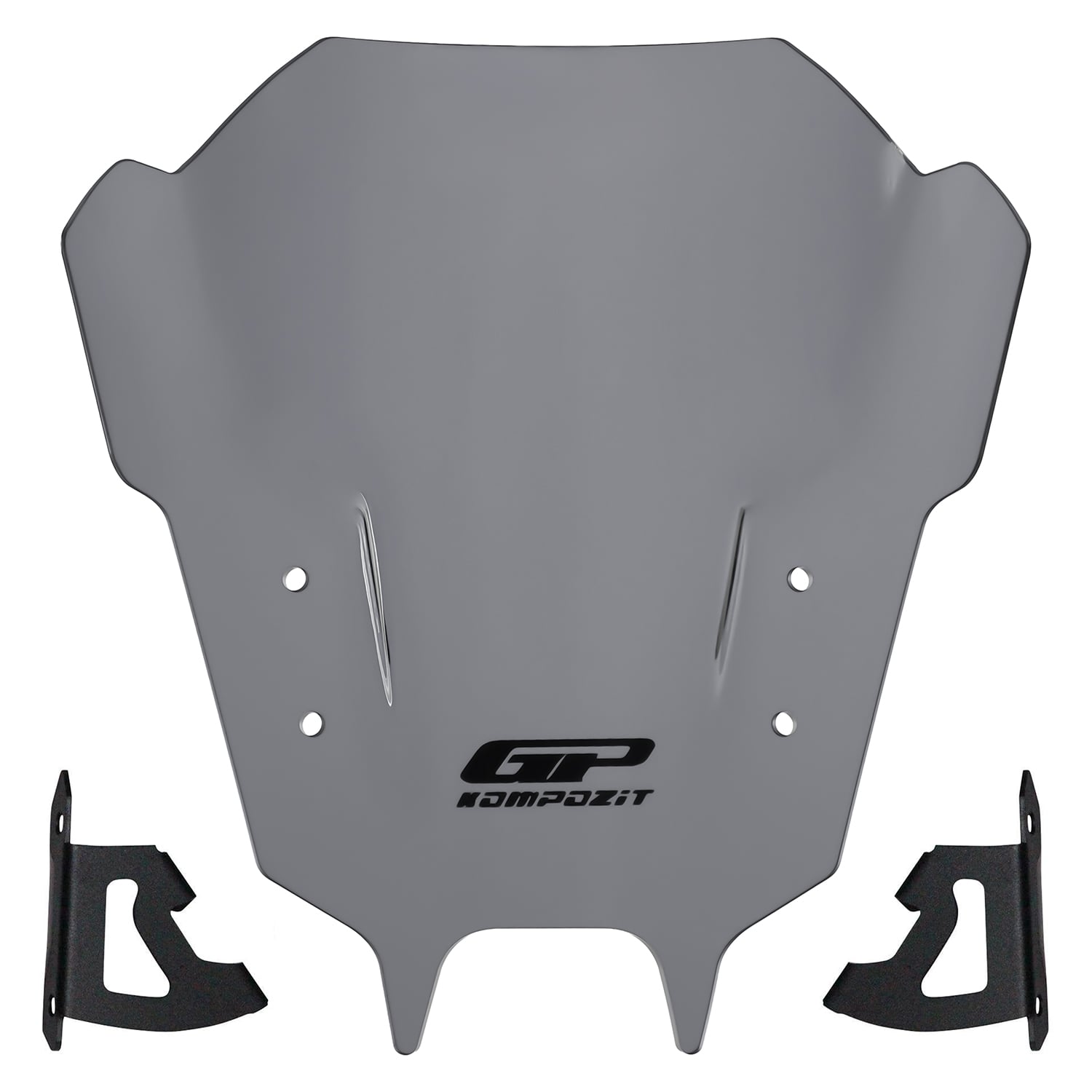 GP Kompozit Yamaha MT-09 2021-2023 Uyumlu Ön Cam Gri