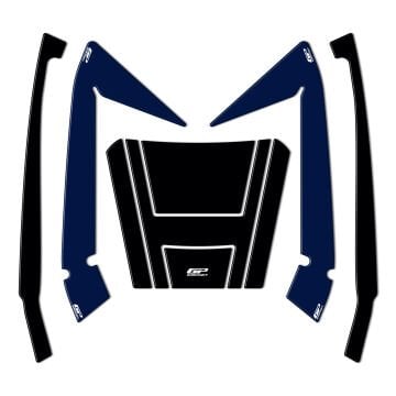 GP Kompozit Honda Forza 250 2018-2025 Uyumlu Çanta Pad Seti Lacivert