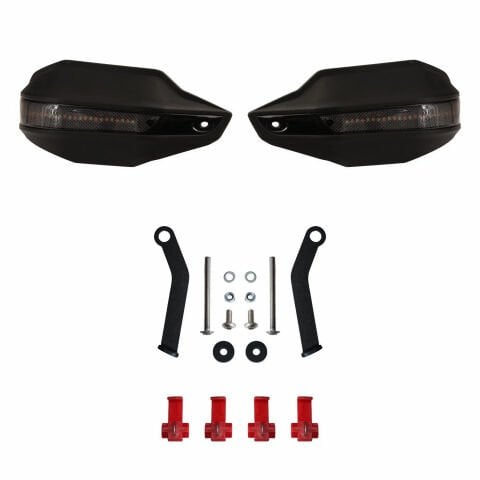 GP Kompozit Bajaj Pulsar N 160 2025 Uyumlu Led Sinyalli Elcik Koruma Siyah