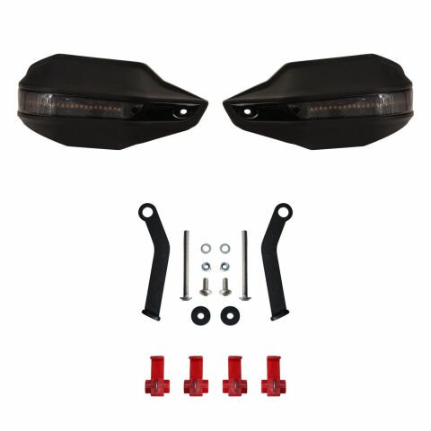 GP Kompozit Bajaj Pulsar N 160 2025-2026 Uyumlu Led Sinyalli Elcik Koruma Siyah