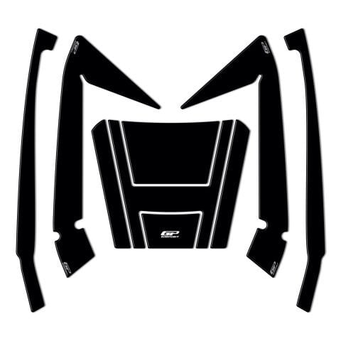 GP Kompozit Honda Forza 250 2018-2026 Uyumlu Çanta Pad Seti Siyah