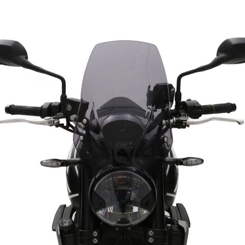 GP Kompozit Triumph Trident 660 2021-2024 Uyumlu Ön Cam Füme
