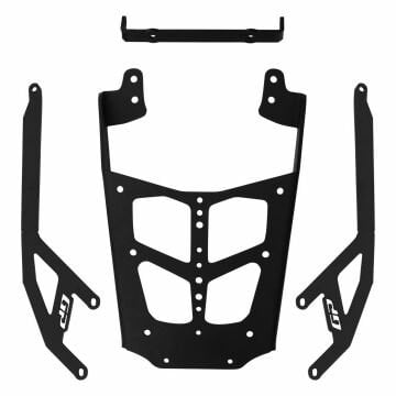GP Kompozit Bajaj Pulsar N 160 2025 Uyumlu Arka Çanta Demiri Siyah