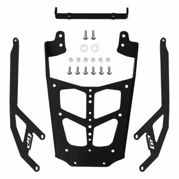 GP Kompozit Bajaj Pulsar N 160 2025 Uyumlu Arka Çanta Demiri Siyah
