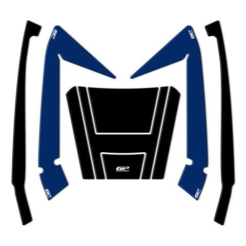 GP Kompozit Honda Forza 250 2018-2026 Uyumlu Çanta Pad Seti Mavi