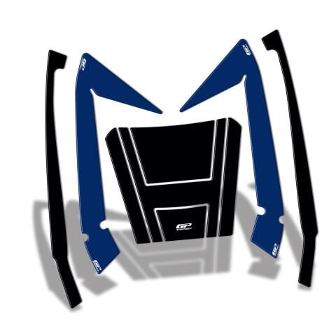 GP Kompozit Honda Forza 250 2018-2026 Uyumlu Çanta Pad Seti Mavi