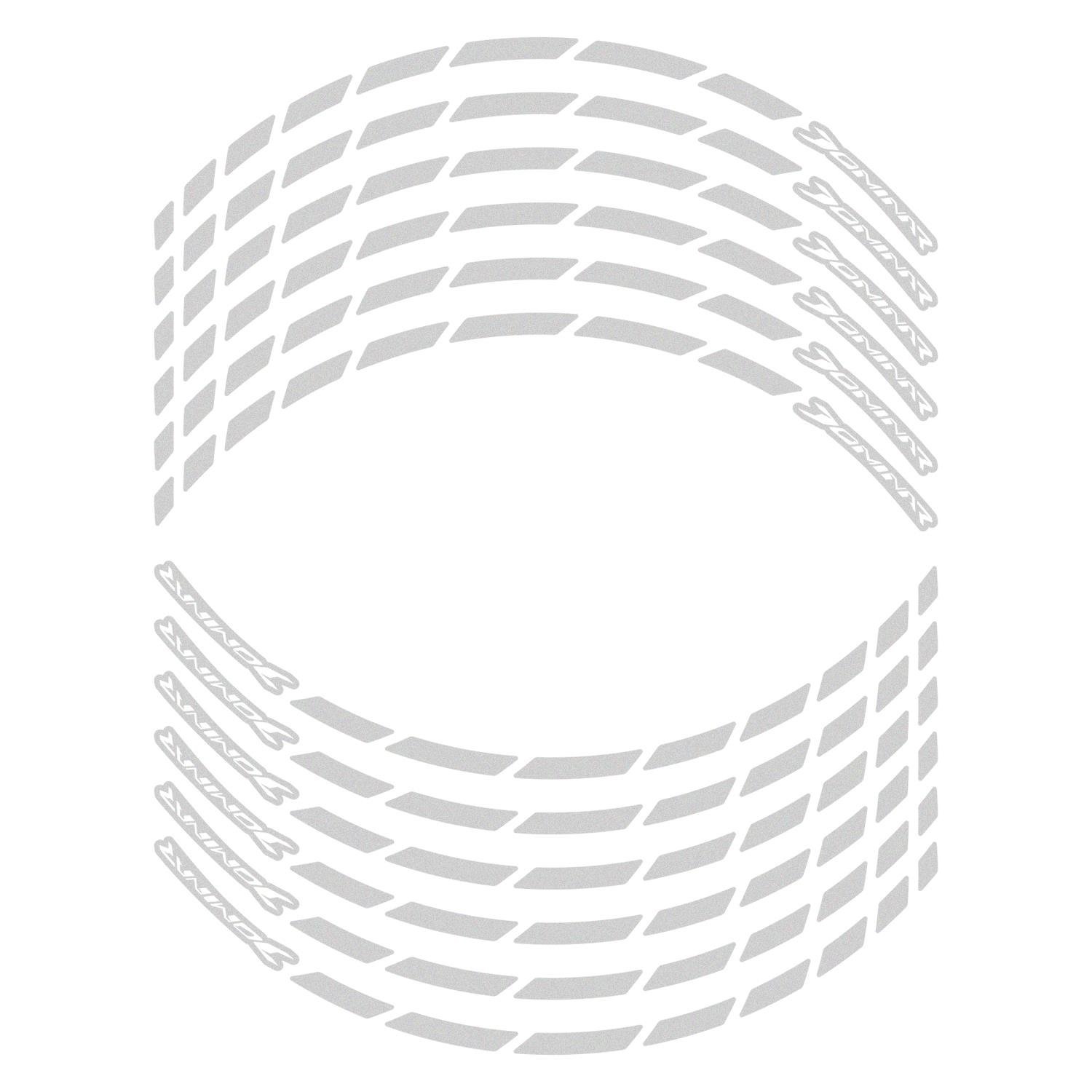 GP Kompozit Bajaj Dominar 250 / 400 2017-2024 Uyumlu Jant Şeridi Reflektif Gri