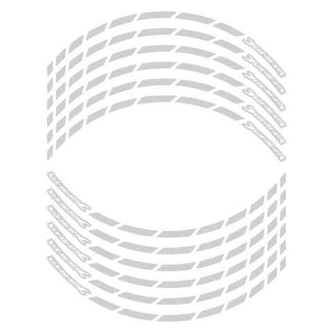 GP Kompozit Bajaj Dominar 250 / 400 2017-2024 Uyumlu Jant Şeridi Reflektif Gri