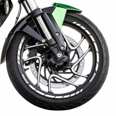 GP Kompozit Bajaj Dominar 250 / 400 2017-2026 Uyumlu Jant Şeridi Reflektif Gri