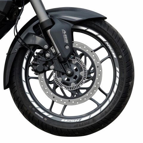 GP Kompozit Bajaj Pulsar NS 200 2011-2026 Uyumlu Jant Şeridi Reflektif Gri