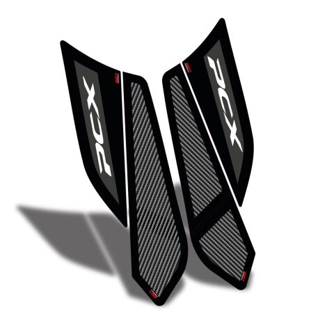 GP Kompozit Honda PCX 125 / 150 2018-2020 Uyumlu Yan Alt Ayak Pad Siyah