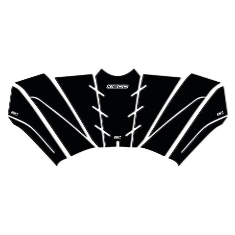 GP Kompozit BMW K 1600 2017-2025 Uyumlu Tank Pad Seti Siyah