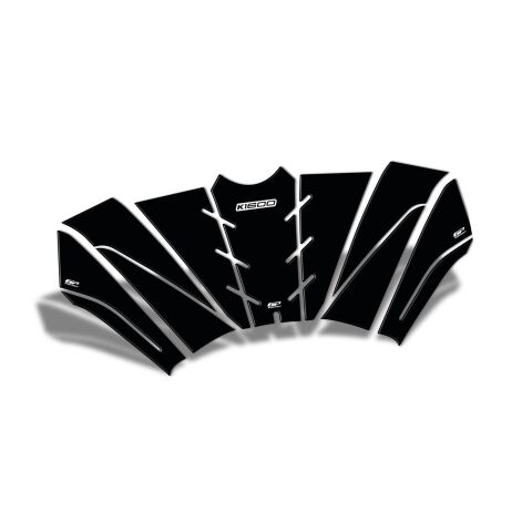 GP Kompozit BMW K 1600 2017-2026 Uyumlu Tank Pad Seti Siyah
