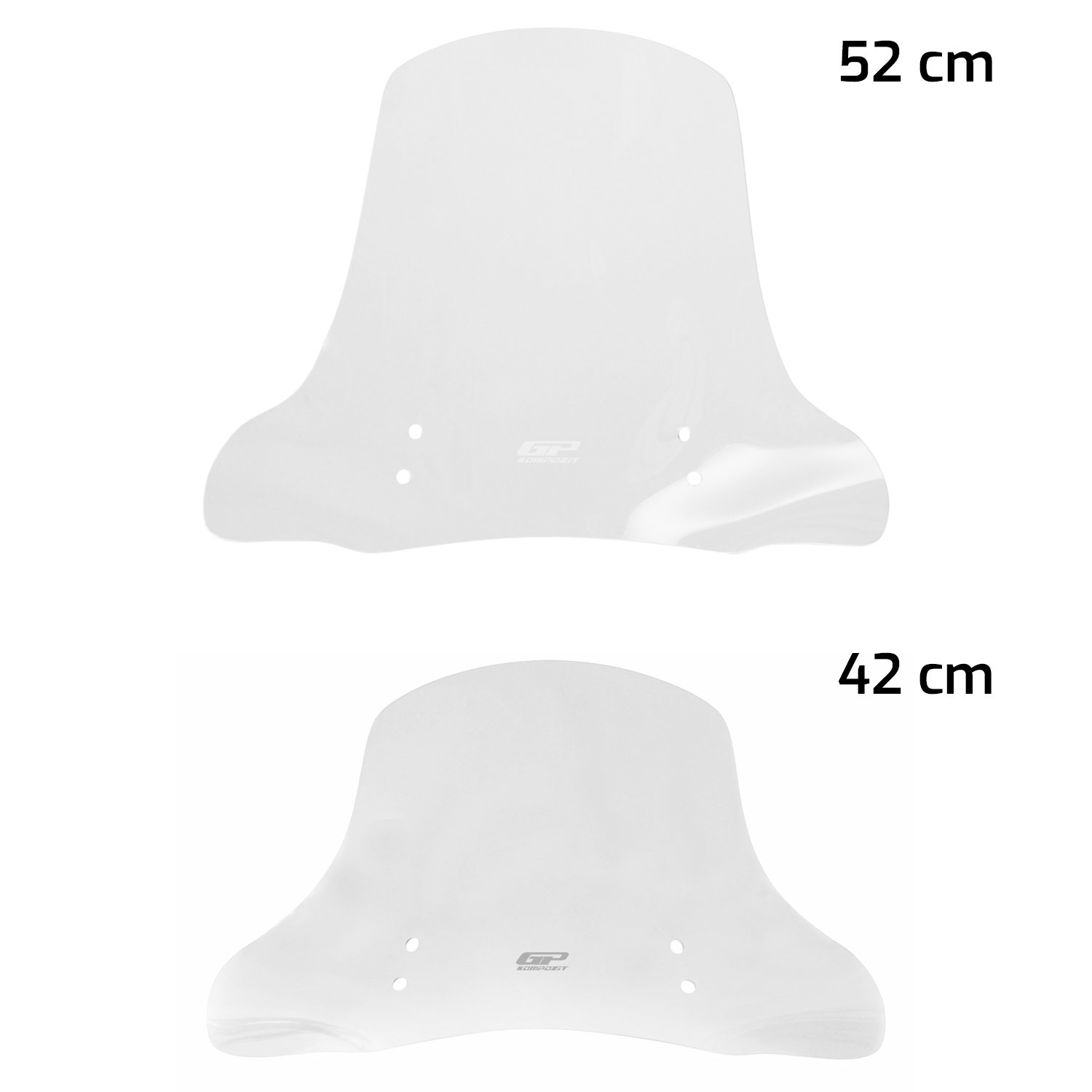 GP Kompozit Vespa GTV 300 2024 Uyumlu Ön Cam Şeffaf