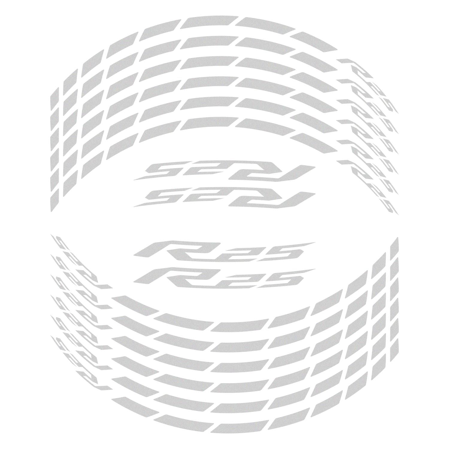 GP Kompozit Yamaha R25 2015-2026 Uyumlu Jant Şeridi Reflektif Gri