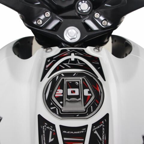 GP Kompozit Bajaj Pulsar NS 200 2011-2026 Uyumlu Tank Pad Seti Gri