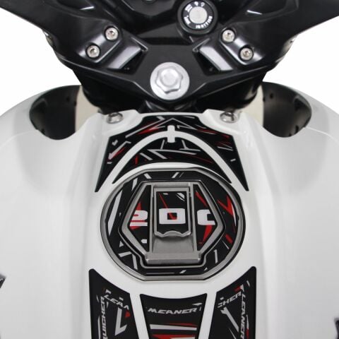 GP Kompozit Bajaj Pulsar NS 200 2011-2026 Uyumlu Tank Pad Seti Kırmızı