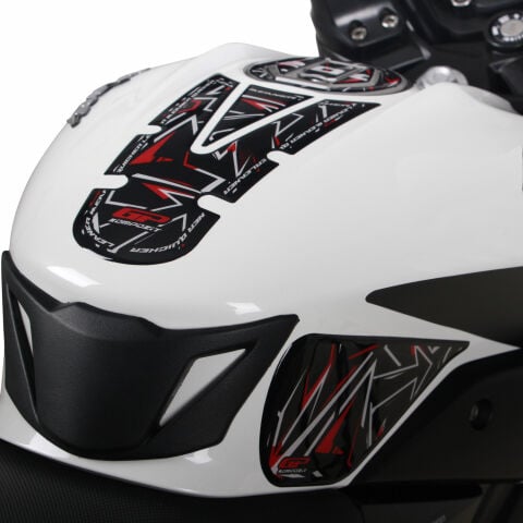 GP Kompozit Bajaj Pulsar NS 200 2011-2026 Uyumlu Tank Pad Seti Kırmızı