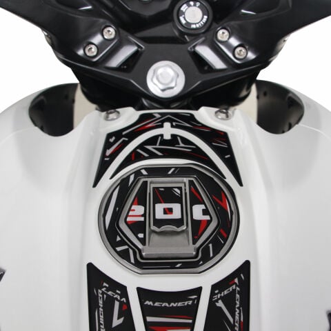 GP Kompozit Bajaj Pulsar NS 200 2011-2026 Uyumlu Tank Pad Seti Kırmızı