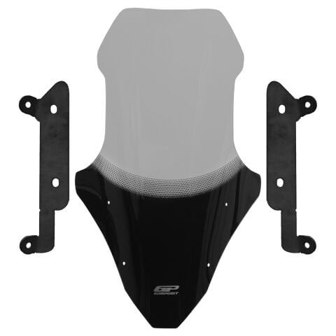 GP Kompozit Mondial Strada 125 2023-2025 Uyumlu Baskılı Ön Tur Camı Füme