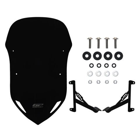 GP Kompozit SYM Dragon DRG 160 2023-2024 Uyumlu Ön Cam Siyah