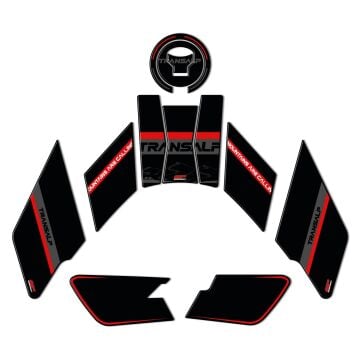GP Kompozit Honda XL750L Transalp 2023-2024 Uyumlu Tank Pad Siyah