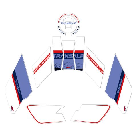 GP Kompozit Honda XL750L Transalp 2023-2024 Uyumlu Tank Pad Beyaz