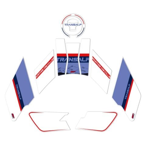 GP Kompozit Honda XL750L Transalp 2023-2024 Uyumlu Tank Pad Beyaz