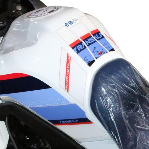 GP Kompozit Honda XL750L Transalp 2023-2024 Uyumlu Tank Pad Beyaz