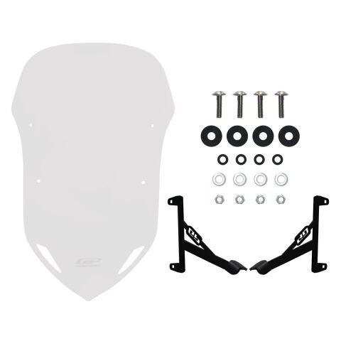 GP Kompozit SYM Dragon DRG 160 2023-2024 Uyumlu Ön Cam Şeffaf