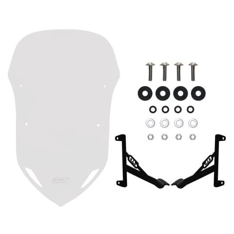GP Kompozit SYM Dragon DRG 160 2023-2024 Uyumlu Ön Cam Şeffaf