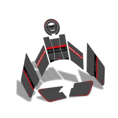 GP Kompozit Honda XL750L Transalp 2023-2024 Uyumlu Tank Pad Gri