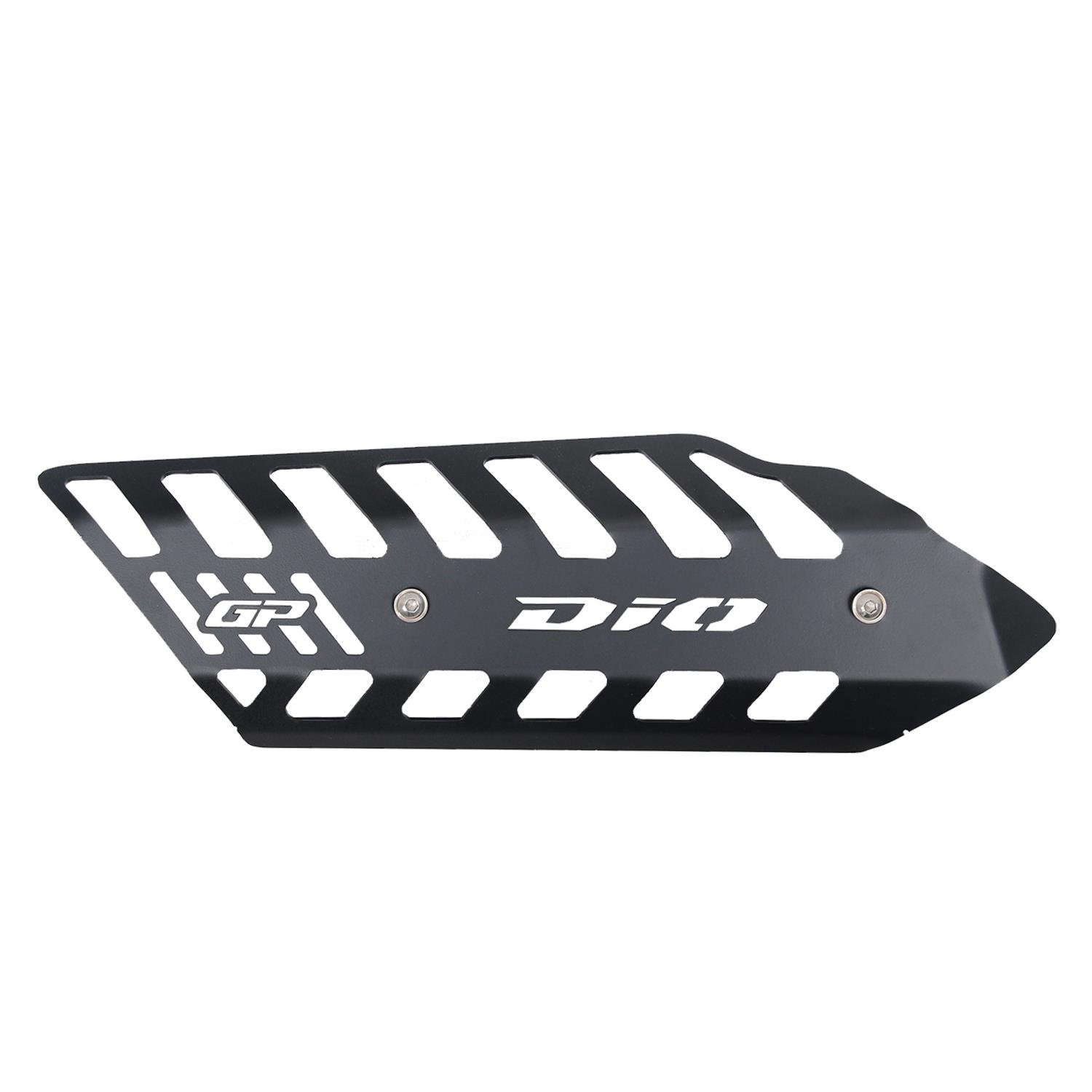 GP Kompozit Honda Dio 2021-2025 Uyumlu Egzoz Koruma Kapağı Siyah