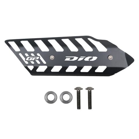 GP Kompozit Honda Dio 2021-2025 Uyumlu Egzoz Koruma Kapağı Siyah