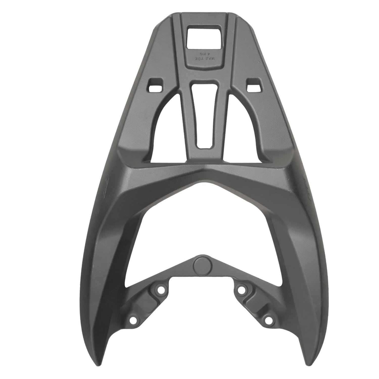 GP Kompozit Yamaha NMAX 125 / 155 2025-2026 Uyumlu Arka Çanta Demiri Siyah