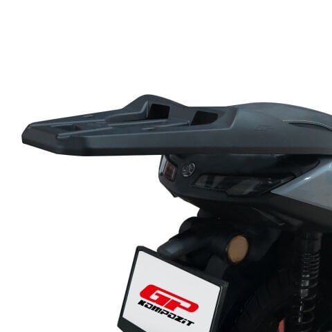 GP Kompozit Yamaha NMAX 125 / 155 2025-2026 Uyumlu Arka Çanta Demiri Siyah